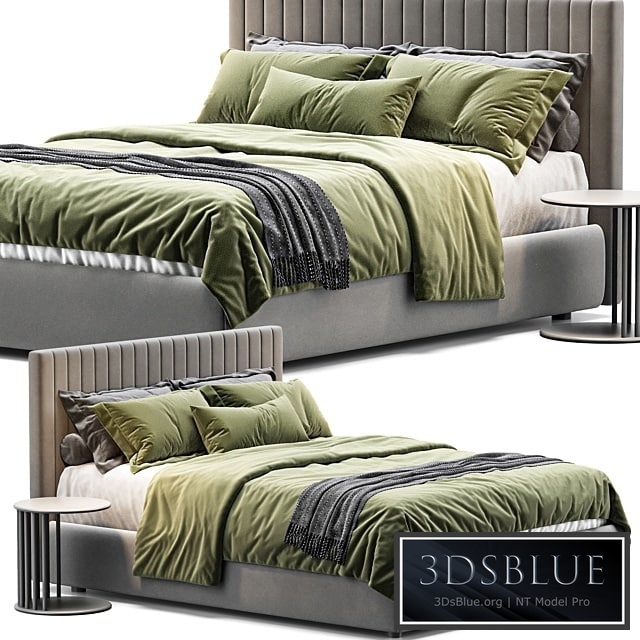 Queen bed CLAY MAISON By Bolzan Letti