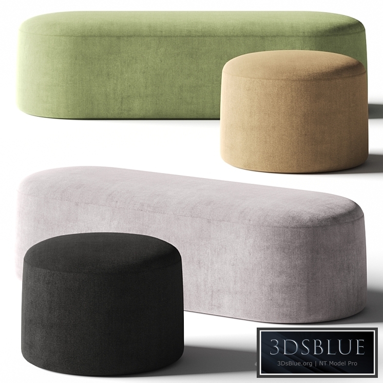 PlusHalle Proto Pouf & Bench