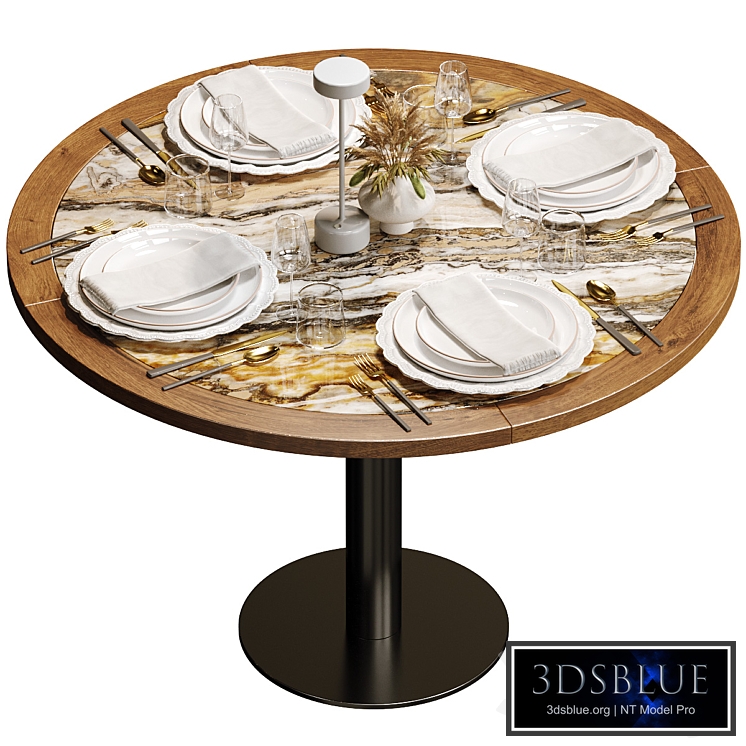 Table setting for a cafe, restaurant