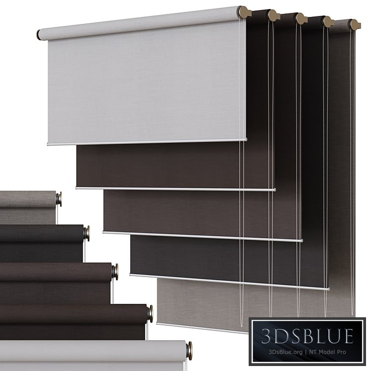 Roller blinds set №7