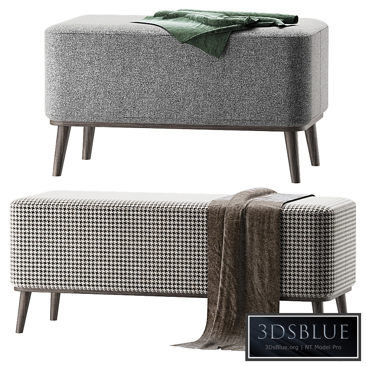 designer pouf roob look