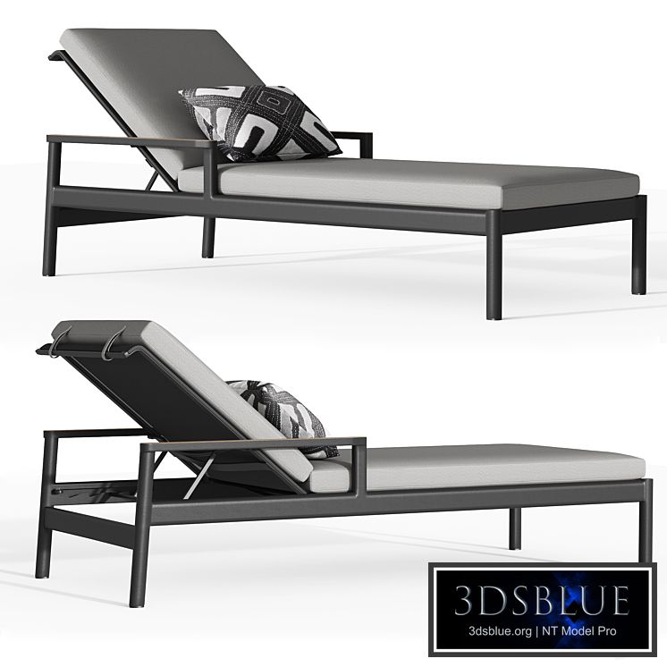 Rh Marino Aluminum Chaise