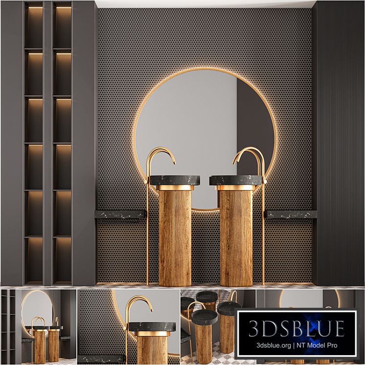 Bathroom Furniture Set 01