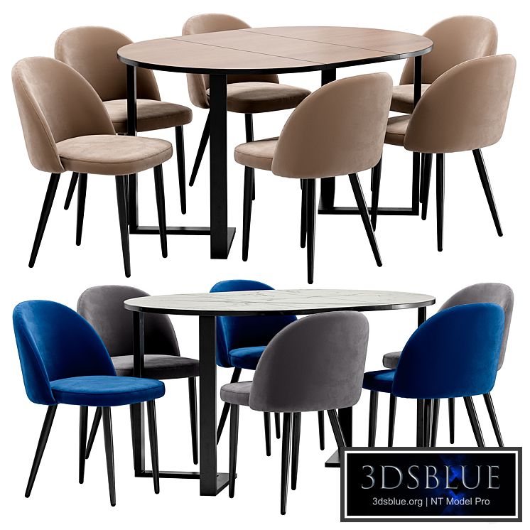 Melody dining chair and Sheffilton table