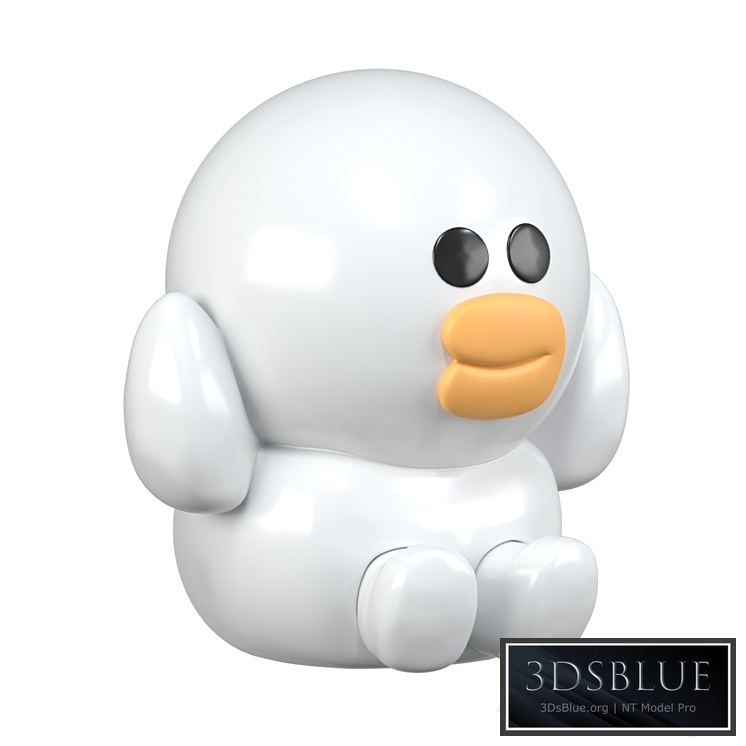 Ceramic figurine Duckling