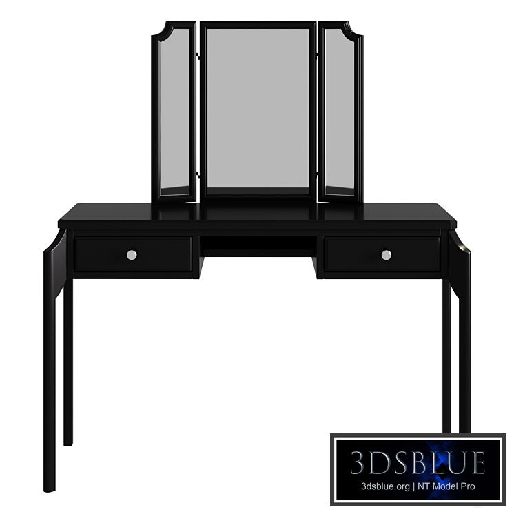 Dressing table-vanity Le Visage with drawers console trellis
