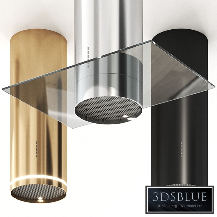 Extract POLAR cooker hood with integrated lighting by Falmec