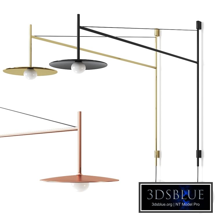 Tempo 5756 5757 by Vibia Wall Lamp