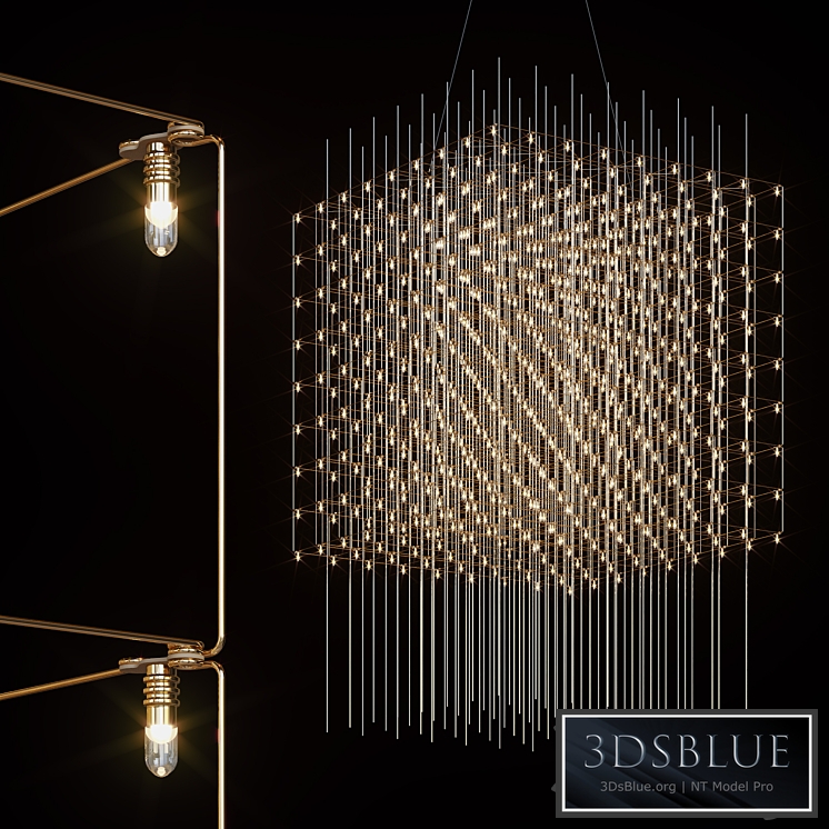 Pendant LED chandelier ODDRUN by Lampatron
