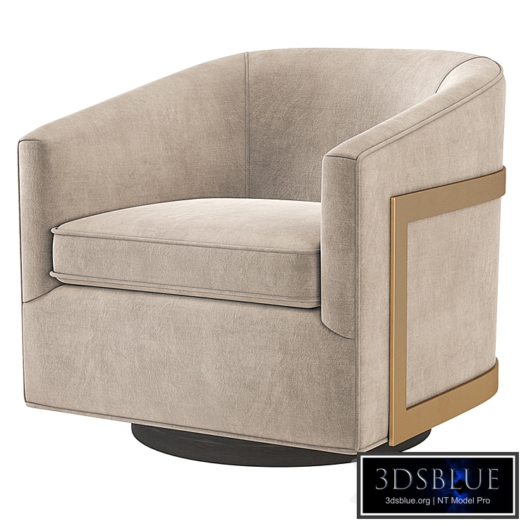 Reginald Swivel Chair Restoration Hardware RH