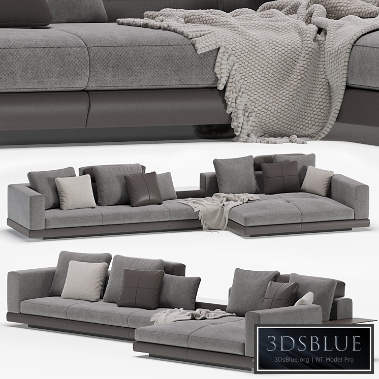 Minotti connery modular sofa