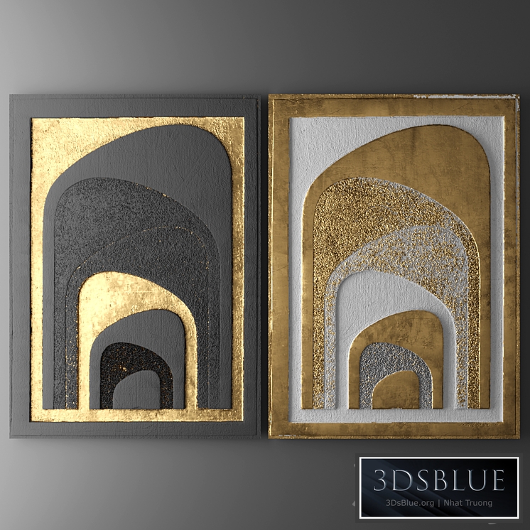 Decor for wall. Panel. 3D