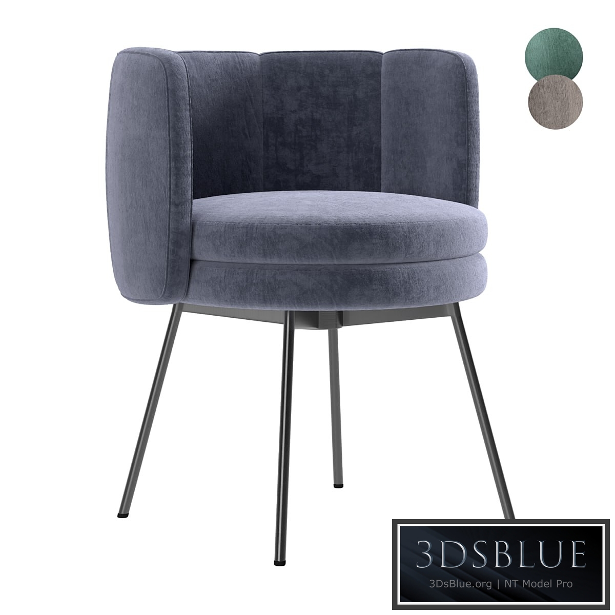 Minotti tori dining chair