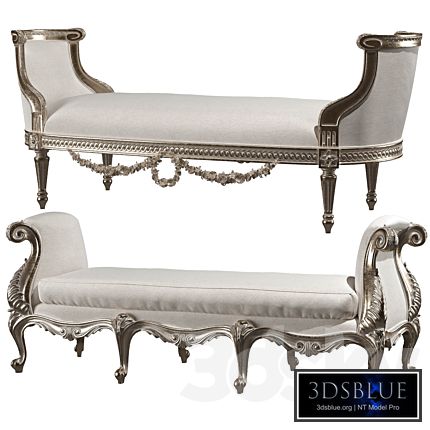 kosovart rococo bench