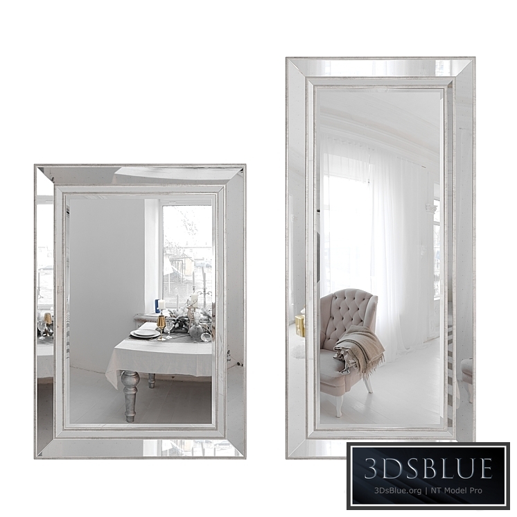 Wall and floor mirror Marlena Antiqued Glass Frame Mirror by Pottery Barn