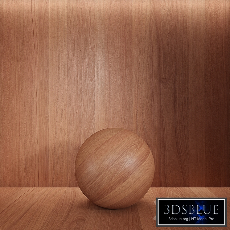 Seamless wood material