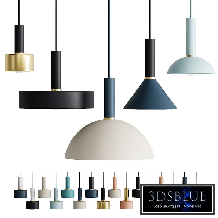 Ferm Living Socket Pendants (5 Models + 16 Materials)