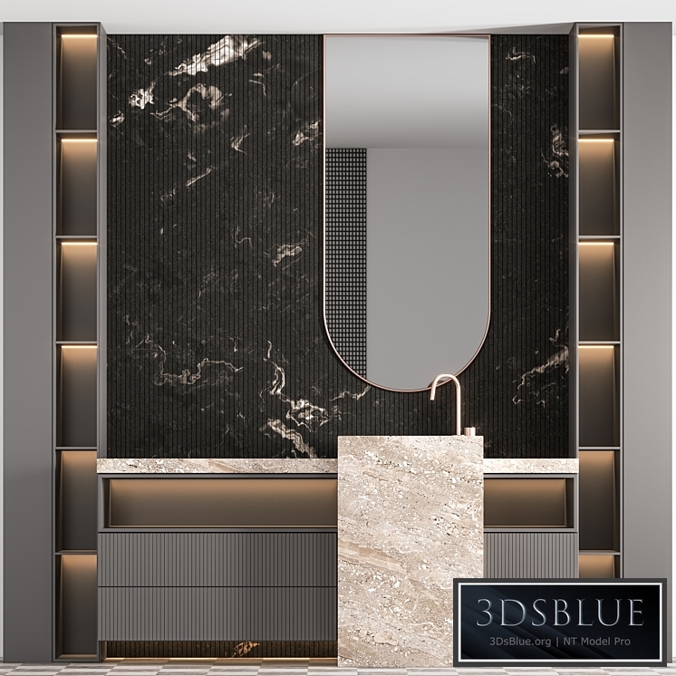 Bathroom Furniture Set 04