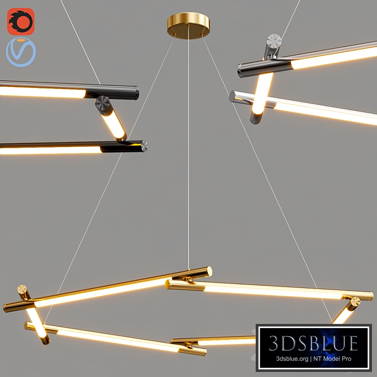 RING FORMATION CHANDELIER