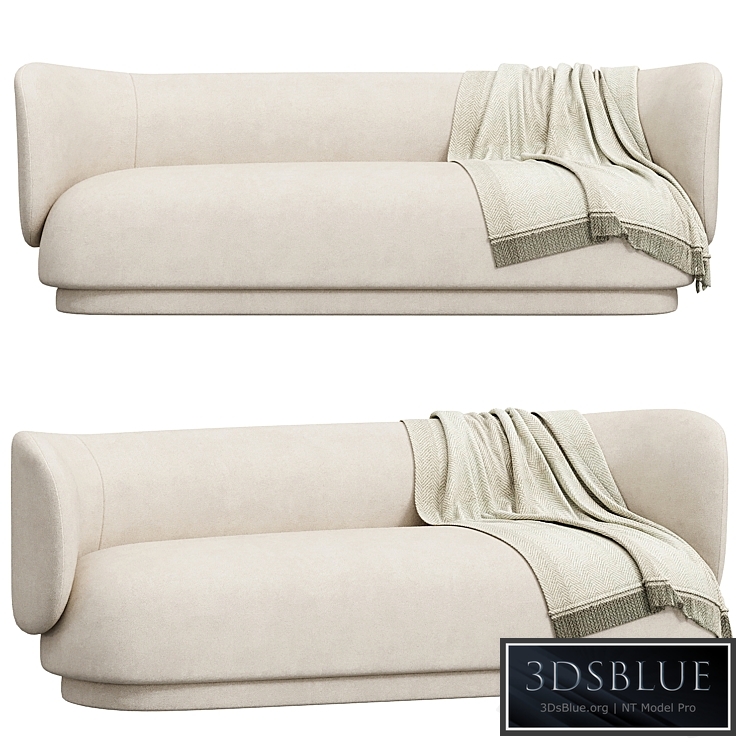 Rico 3 Seater Sofa Brushed