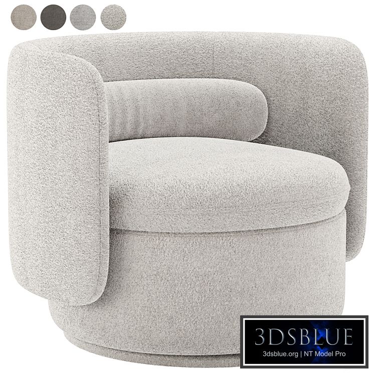 Alessandra swivel armchair