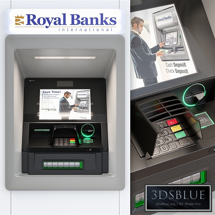 ATM machine. Terminal. Exterior