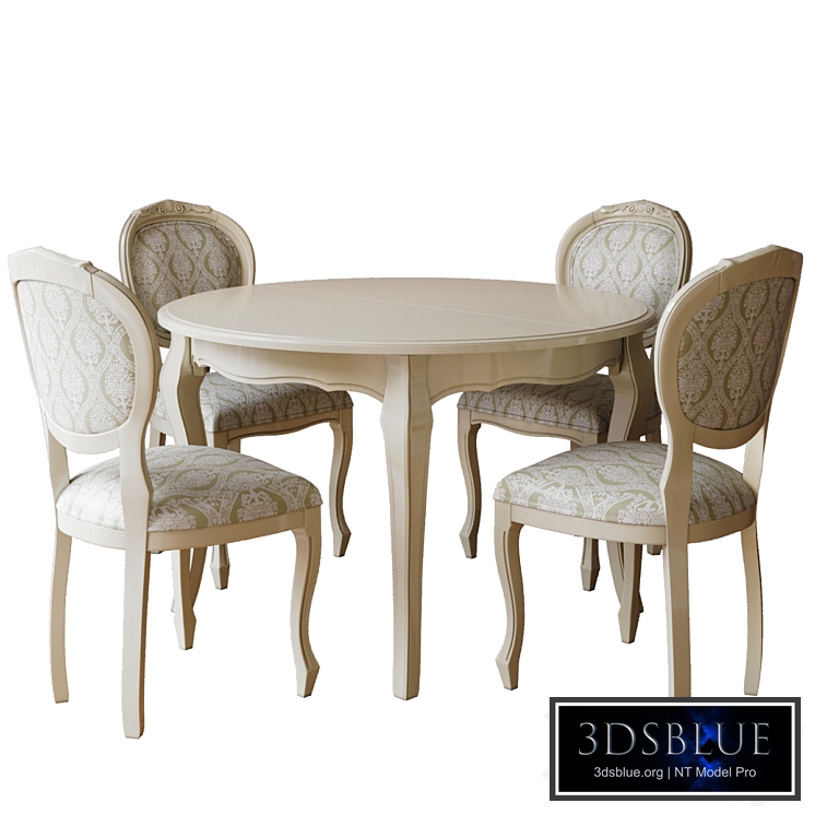 BUCZYNSKI fixed round table. Cleopatra collection