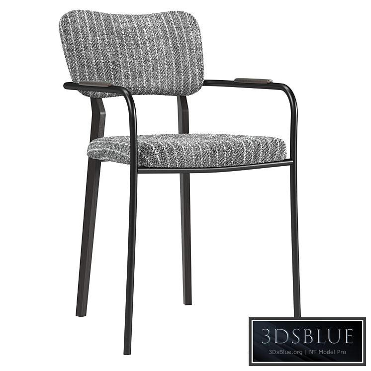 Klee Gray Bouclé Dining Chair