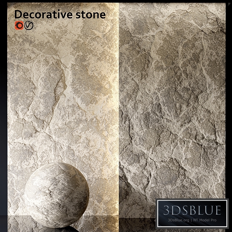 Decorative stone wall 4k