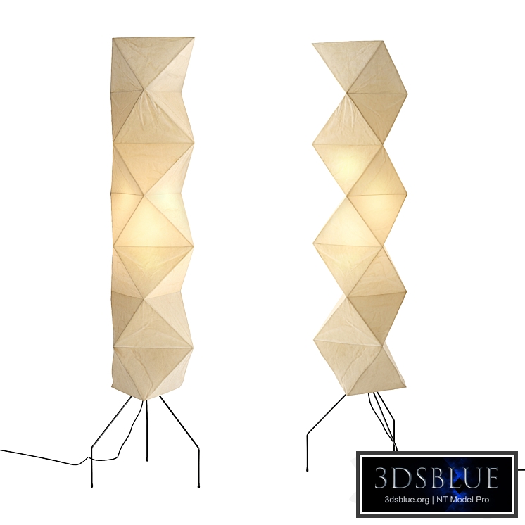 Isamu Noguchi Akari UF4-L8 Floor Lamp