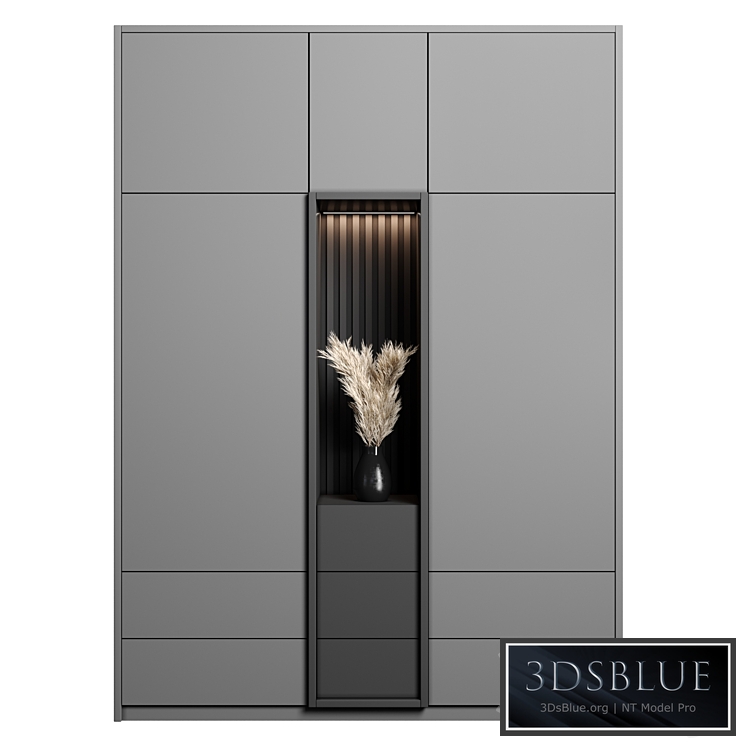 Cabinet with shelves 18