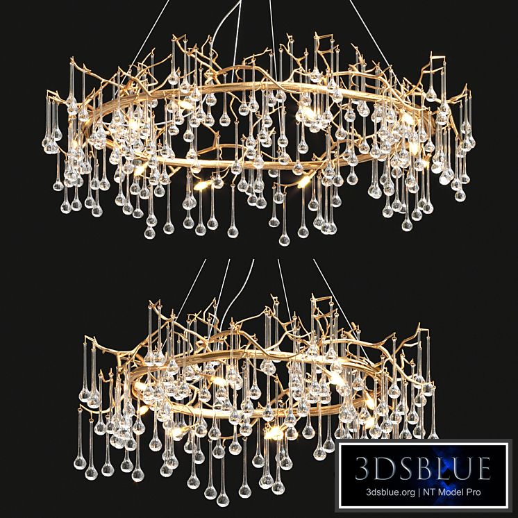 Droplight Chandelier by OasisLamps