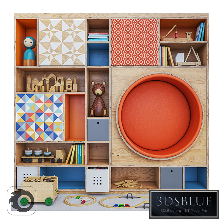 Wooden shelving / Rack