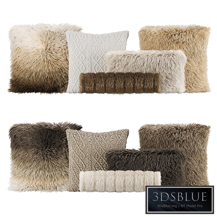 Fur Pillow set 003