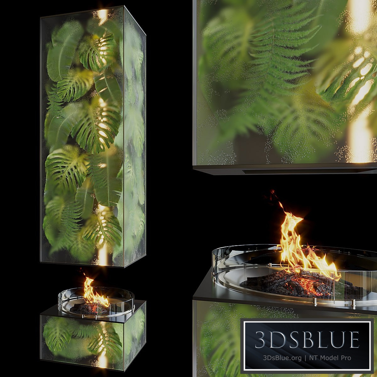 Fito fireplace Greenbox - Vargov Design