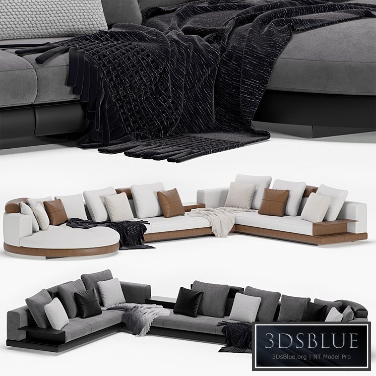 Minotti modular connery sofa