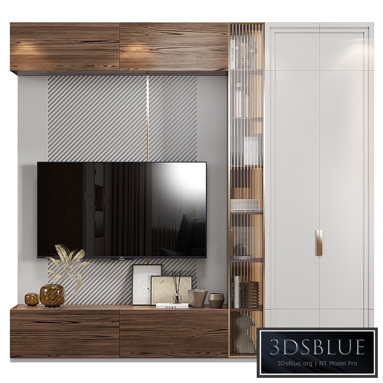 Neoclassical TV wall 024