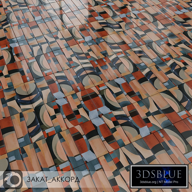 Ceramic Tiles Kerama Marazzi Sunset, Accord