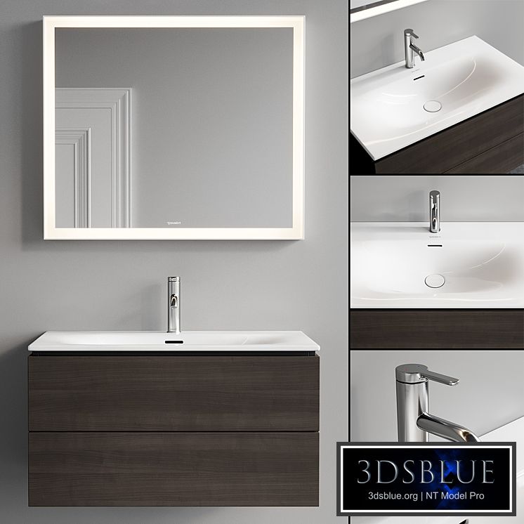 Duravit L-Cube Vanity Unit Set 2