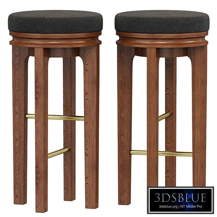 Dantone Home Barstool Groove teak