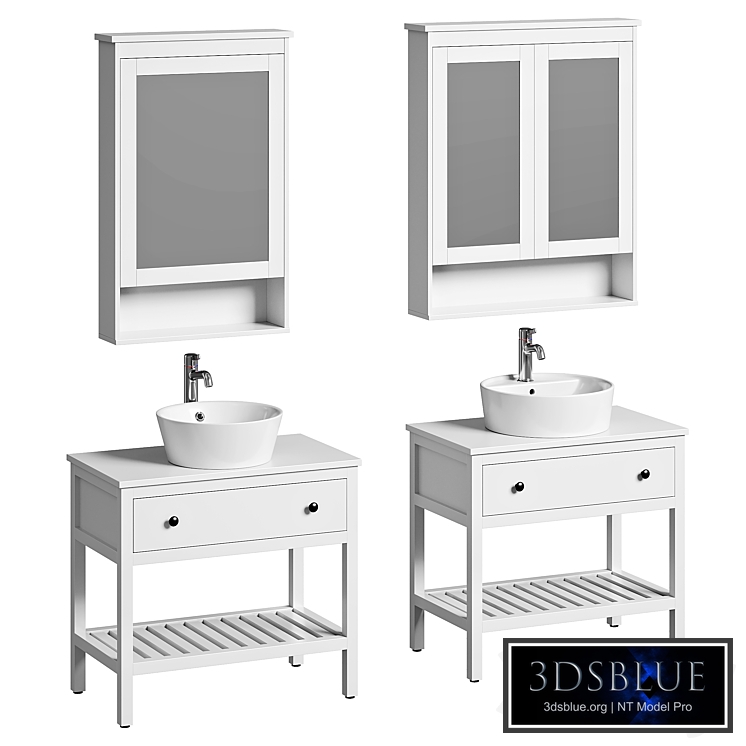 Ikea Hemnes Cupboard and Mirror