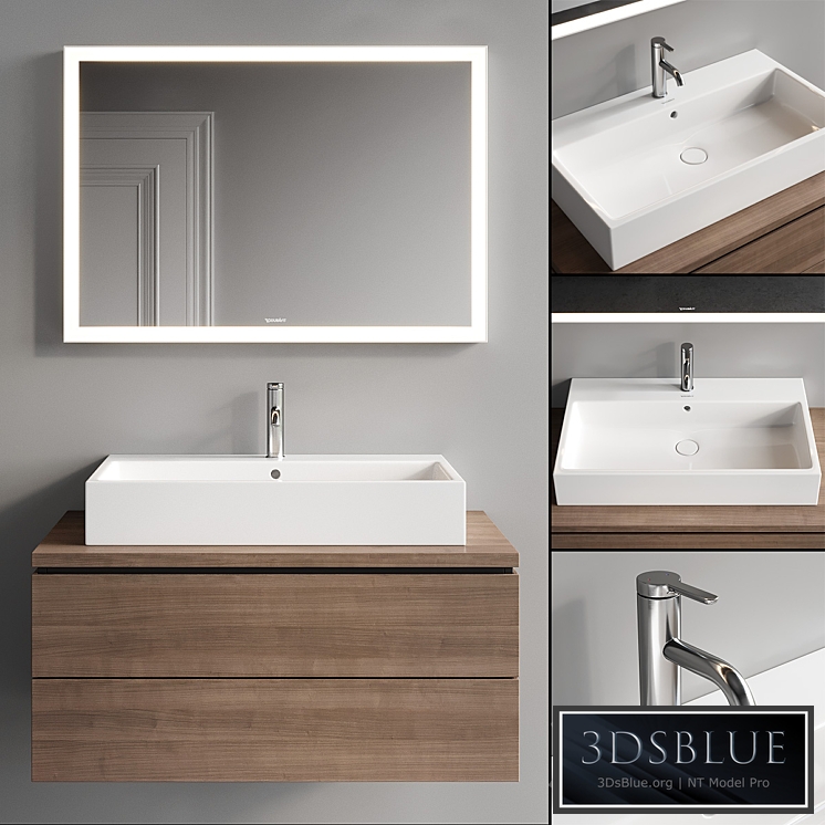 Duravit L-Cube Vanity Unit Set 3