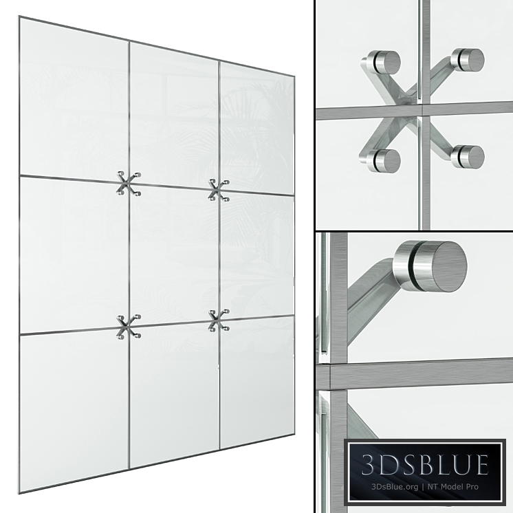 Spider Glazing Window Modern - Windows Set 04