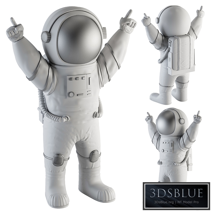 Space man sculpture