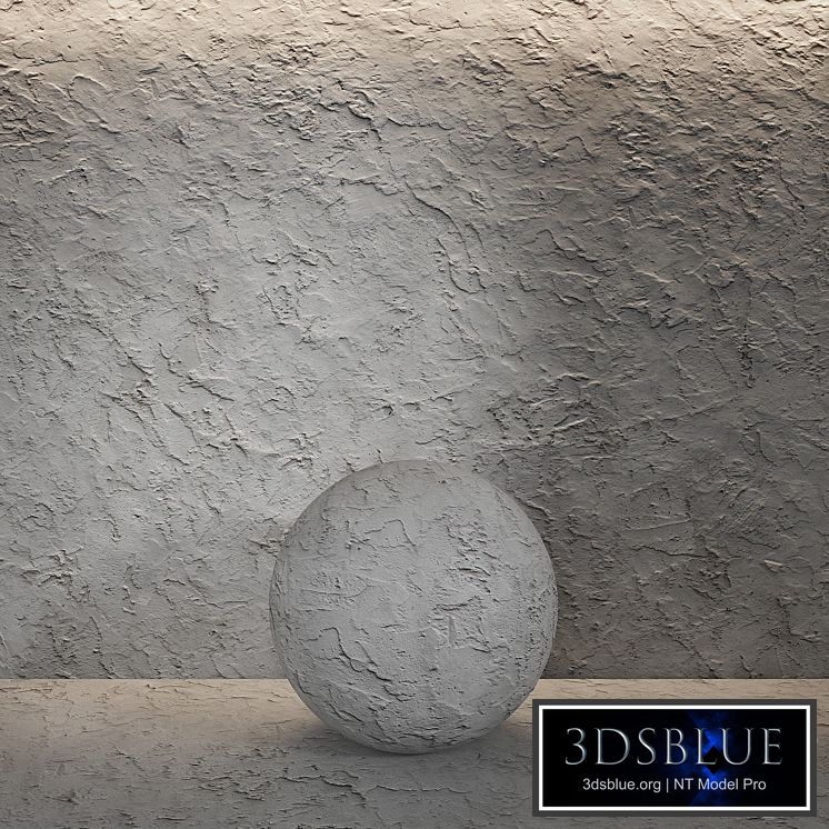 Decorative plaster. Seamless plaster material 9