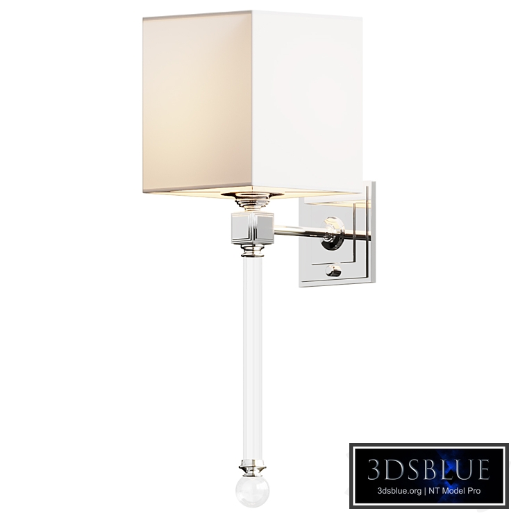 Chic Sophisticate Crystal Torch Wall Sconce Wall Sconce