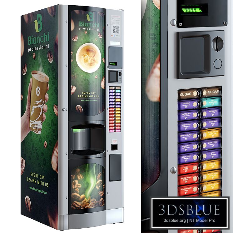 Coffee machine. Vending machine. Terminal. Bianchi