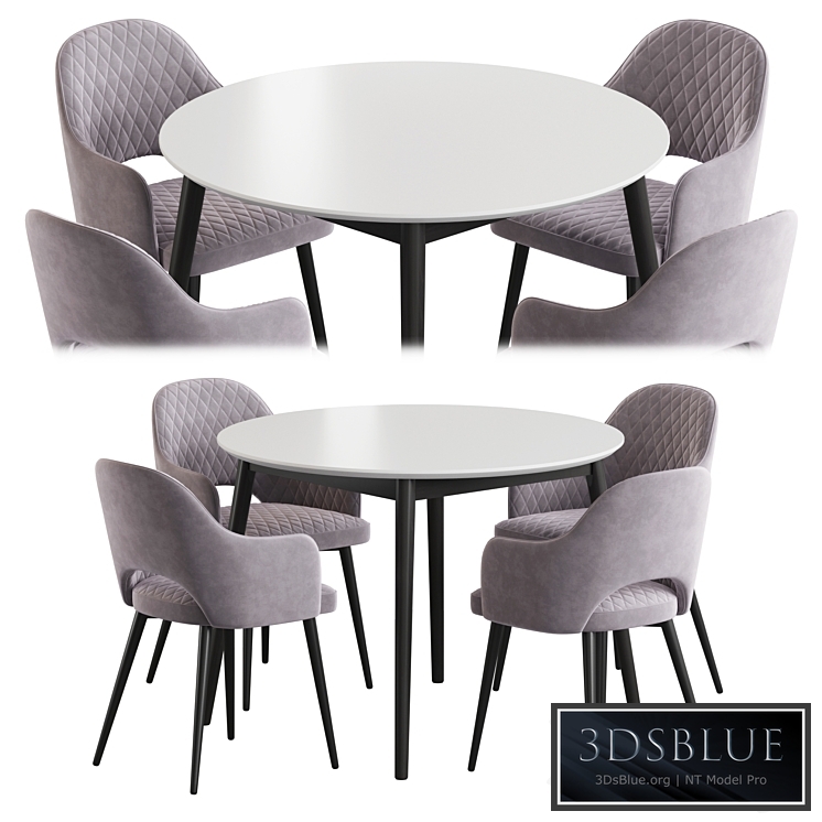 Linda table Leman chair Dining set