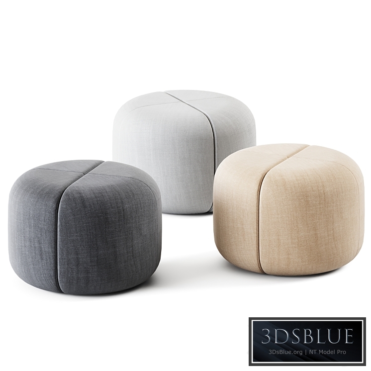 Round Pouf Bob by Bla Station / Pouf