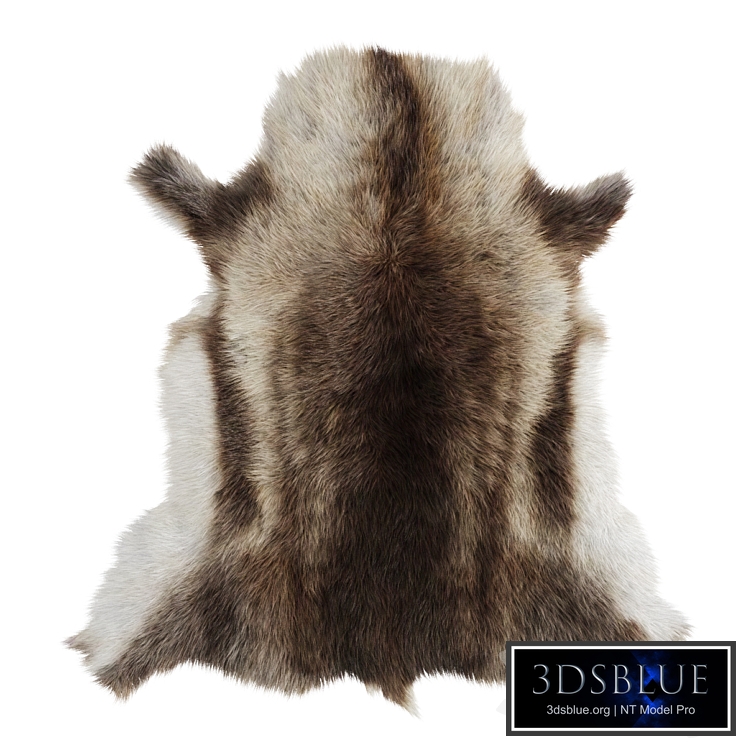 Reindeer skin carpet